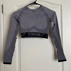Gymshark cropped long sleeve top